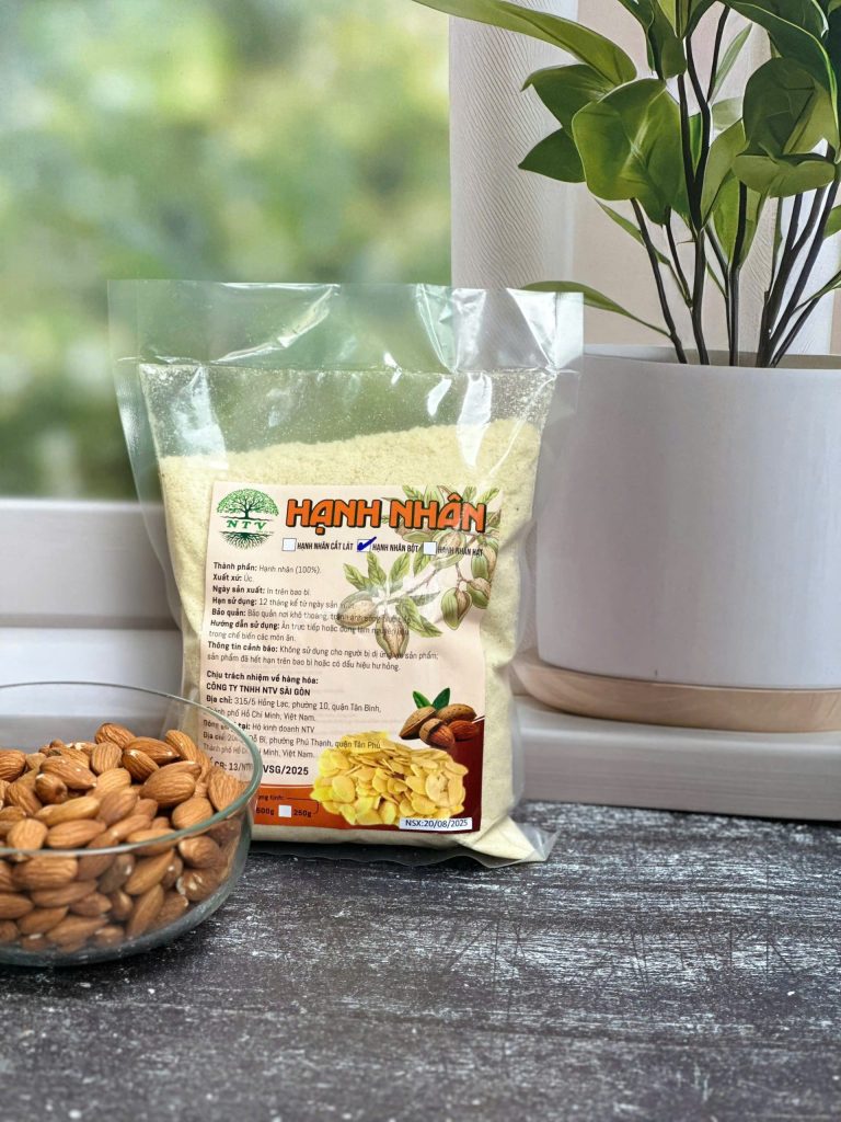 Bột Hạnh Nhân, Hạnh Nhân Xay nhuyễn