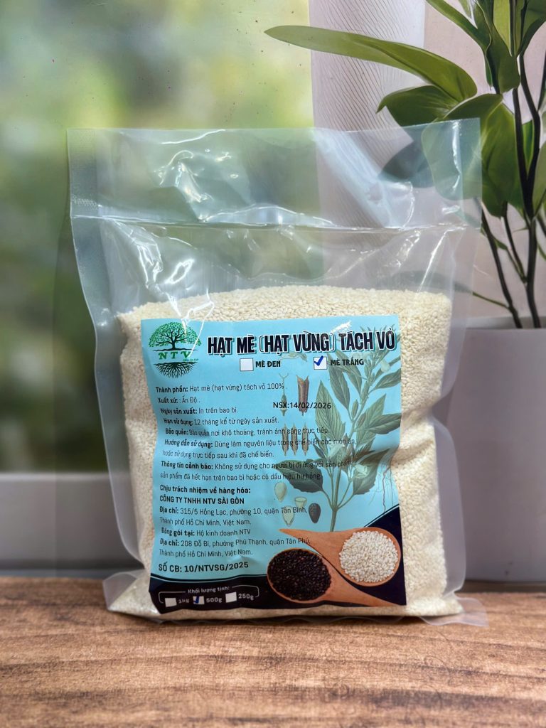 Hạt mè trắng, hạt vừng trắng. Nguyên liệu làm bánh trung thu