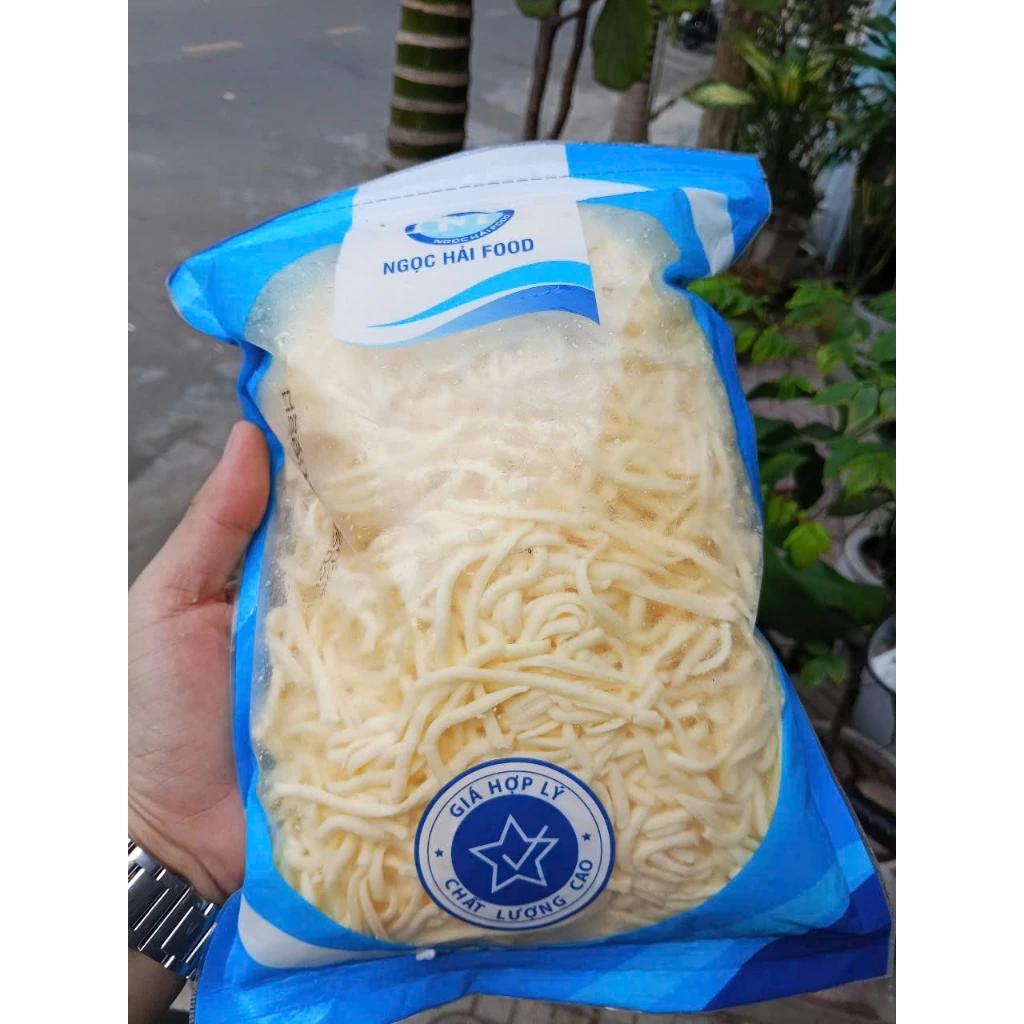 PHÔ MAI MOZZARELLA BÀO SỢI TRẮNG