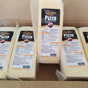 Phô mai khối mozzarella Golden - 2kg Vàng